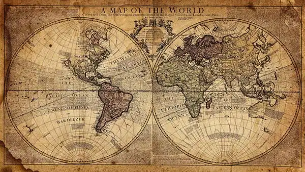 Neznámý: Historická mapa s...