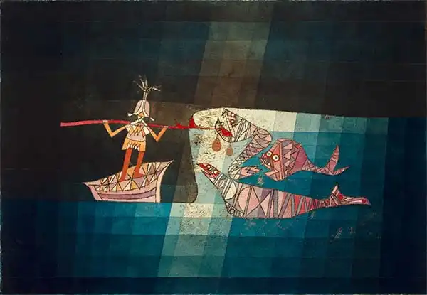 Klee, Paul: Válečná scéna z komické opery The Seafarer