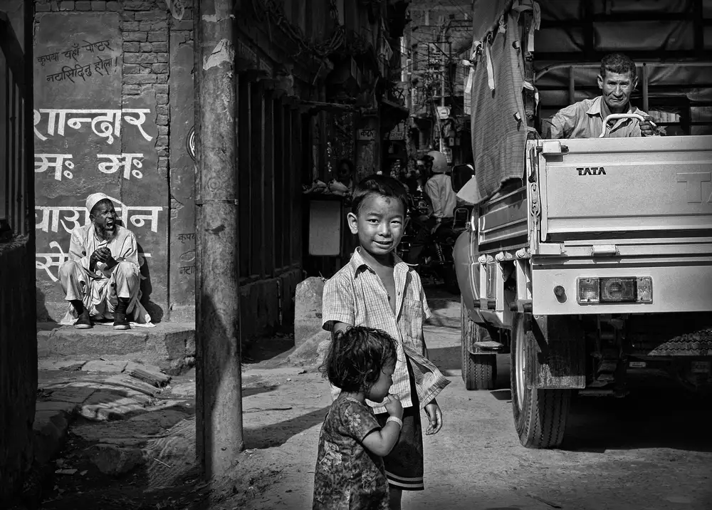 Bussiba, Eyal: Eine Kathmandu-Szene