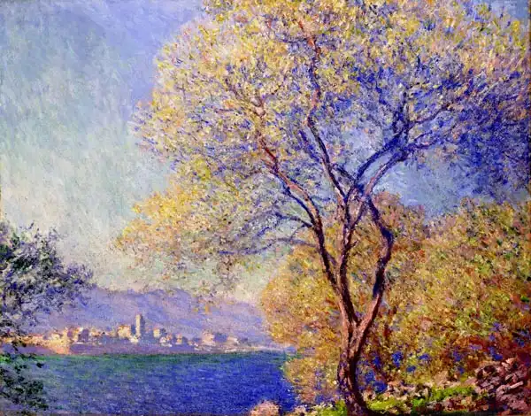 Monet, Claude: Antibes viděný ze salisových zahrad