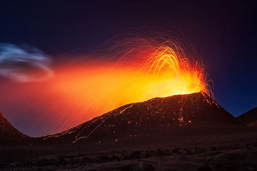Gabriel, Barathieu: Il vulcano della Fournaise