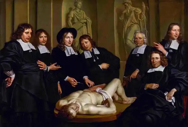 Backer, Jacob Adriaensz: La lección anatómica del profesor Frederik Ruysch