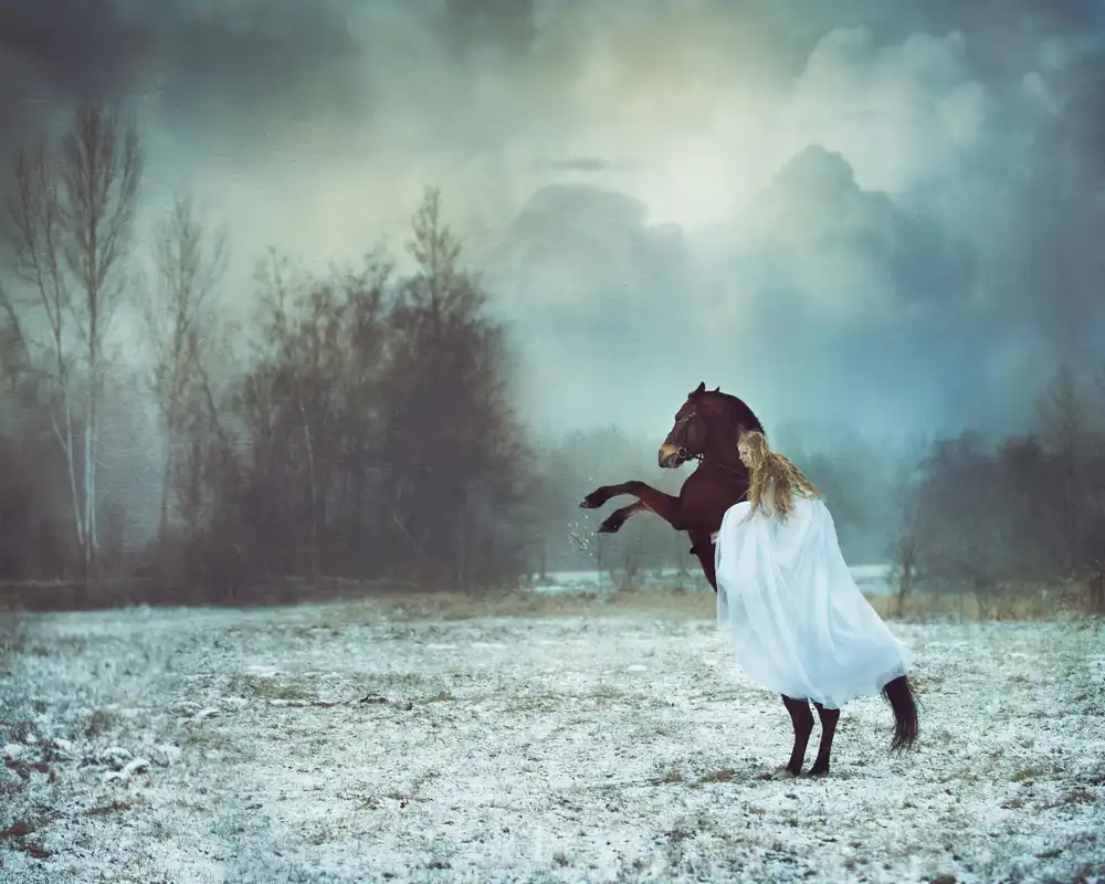 Russocka, Magdalena: baila con el caballo