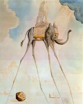 Dalí, Salvador: L Elephante Giraffe