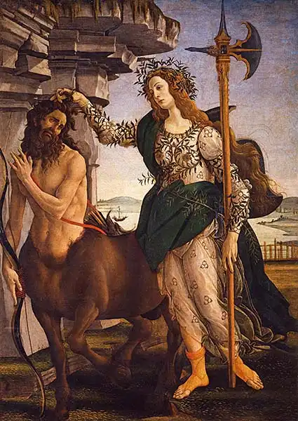 Botticelli, Sandro: Athena and the Ce...