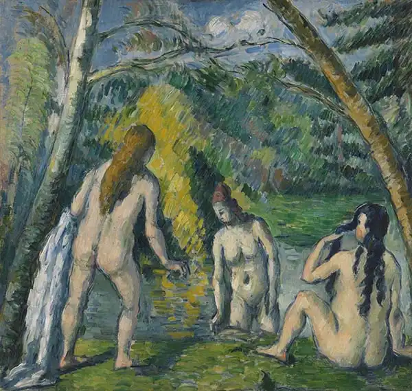Cézanne, Paul: Trojice koupajících se žen