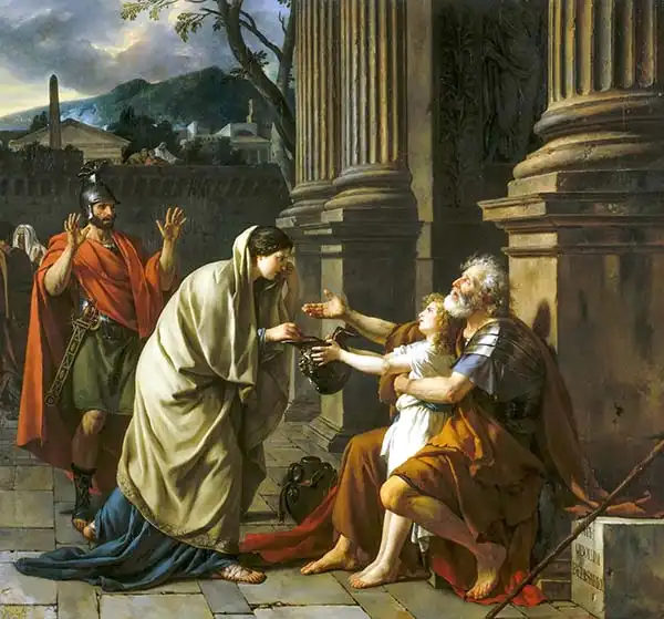 David, Jacques-Louis: Belisarius Beggin...