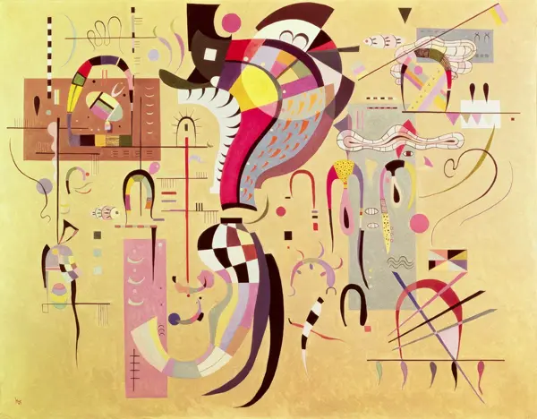 Kandinsky, Wassily: Begleitetes Zentrum