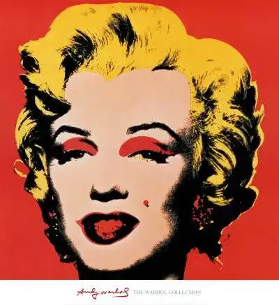 Warhol, Andy: Marilyn Monroe - On Red (1967)