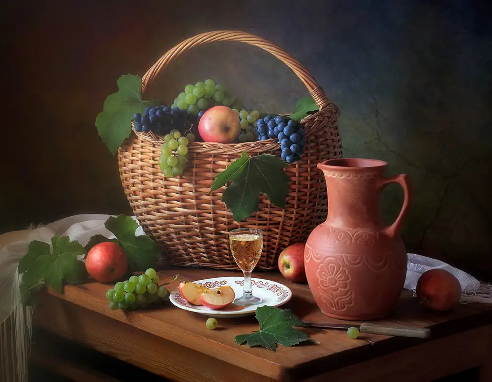 Skorokhod, Tatyana: Still life with grapes