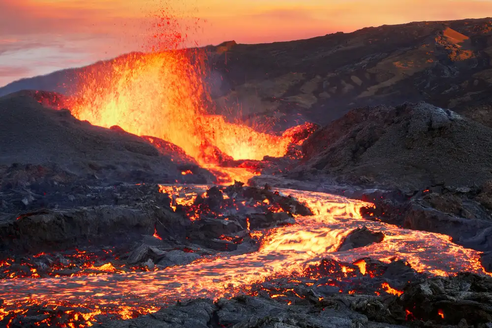 Gabriel, Barathieu: Sopka La Fournaise