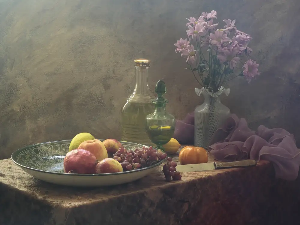 UstinaGreen: Naturaleza muerta con flores lilas