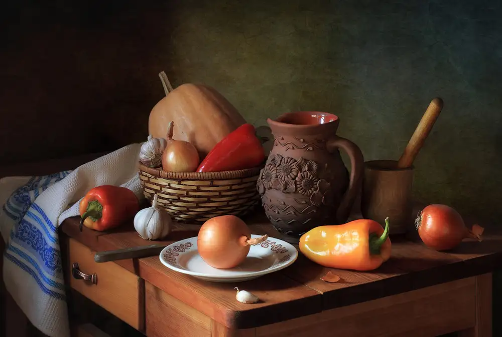 Skorokhod, Tatyana: Still life with vegetables