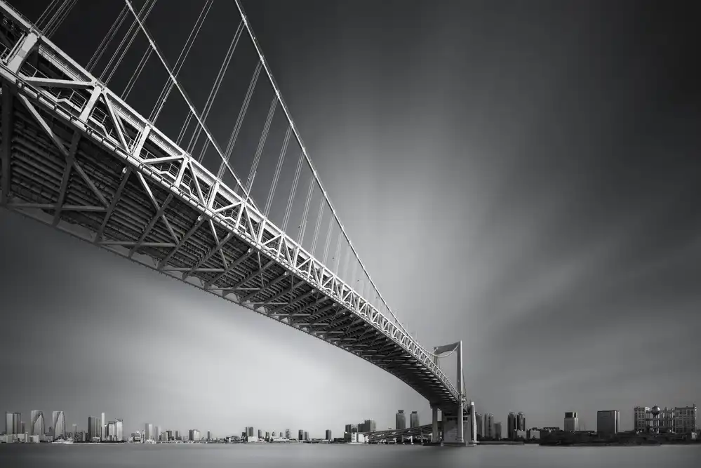 TAKAUE, Akira: Brückenprofilserie am Sumida River,Tokio,Japan | Nr.0 | Rainbow Bridge Mk.I,1993