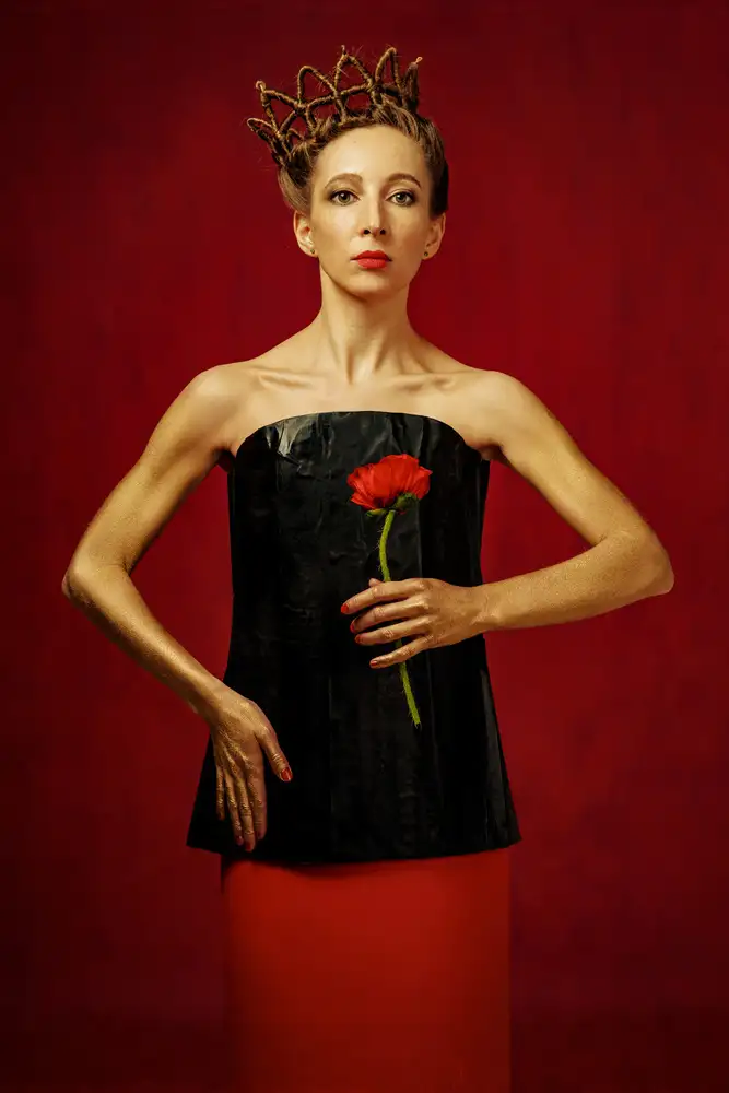 Photographer: Retrato con цветком