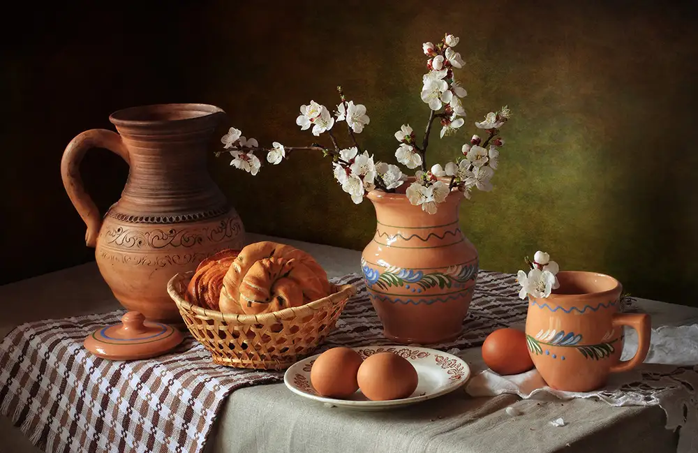 Skorokhod, Tatyana: With a blossoming branch