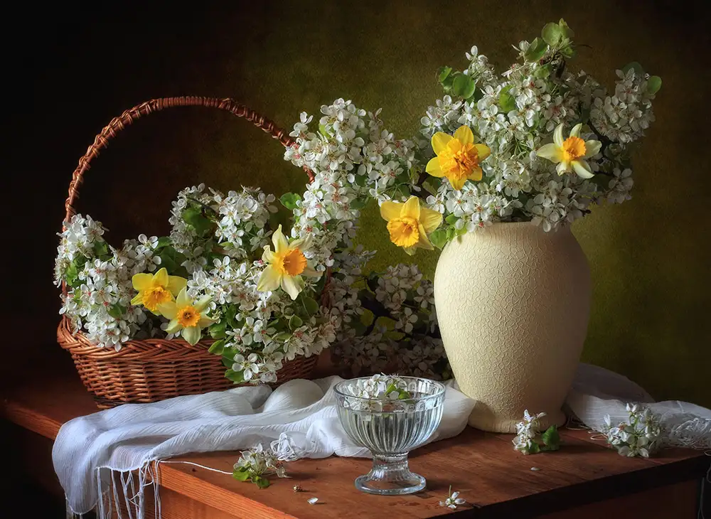 Skorokhod, Tatyana: Still life with flowers may