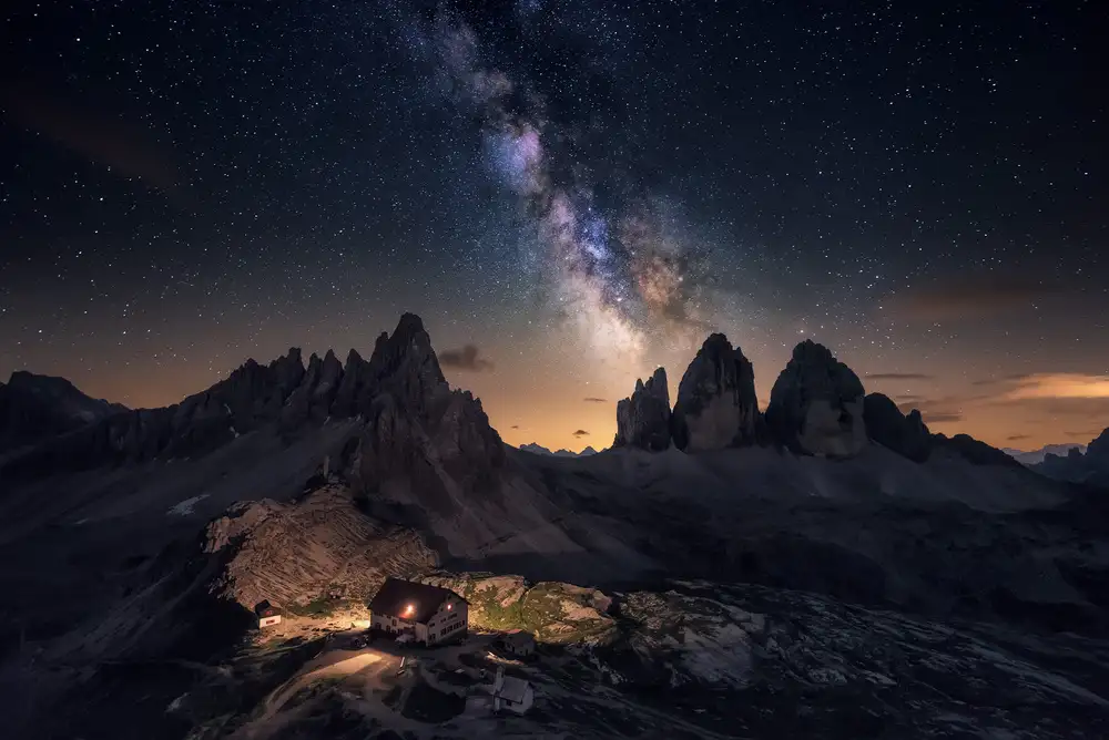 Turienzo, F. Carlos: Stoupající nad Tre Cime