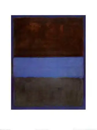 Rothko, Mark: No. 61 (Brown, Blue, Brown on Blue)