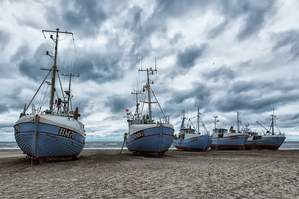 Løndal, Leif: Barche da pesca della costa occidentale.