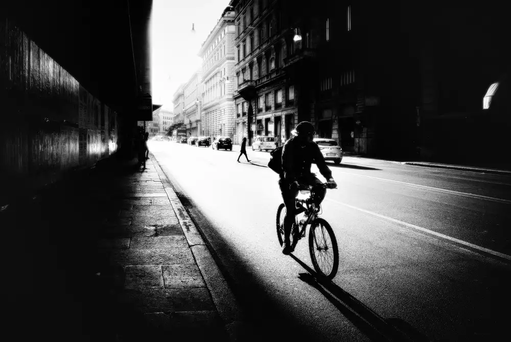 Mancini, Massimiliano: Cycliste urbain