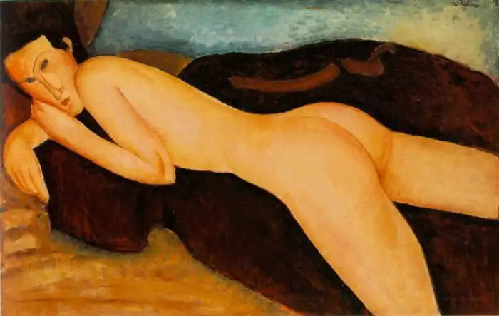 Modigliani, Amadeo: Reclining Nude from the Back