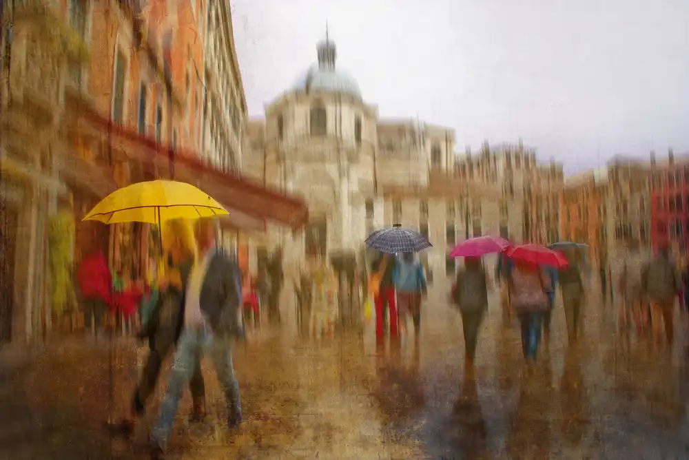 Ohlendorf, Anette: colorful umbrellas