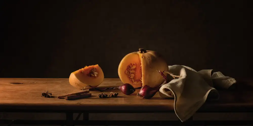 Velzen, van Monique: Citrouille nature morte