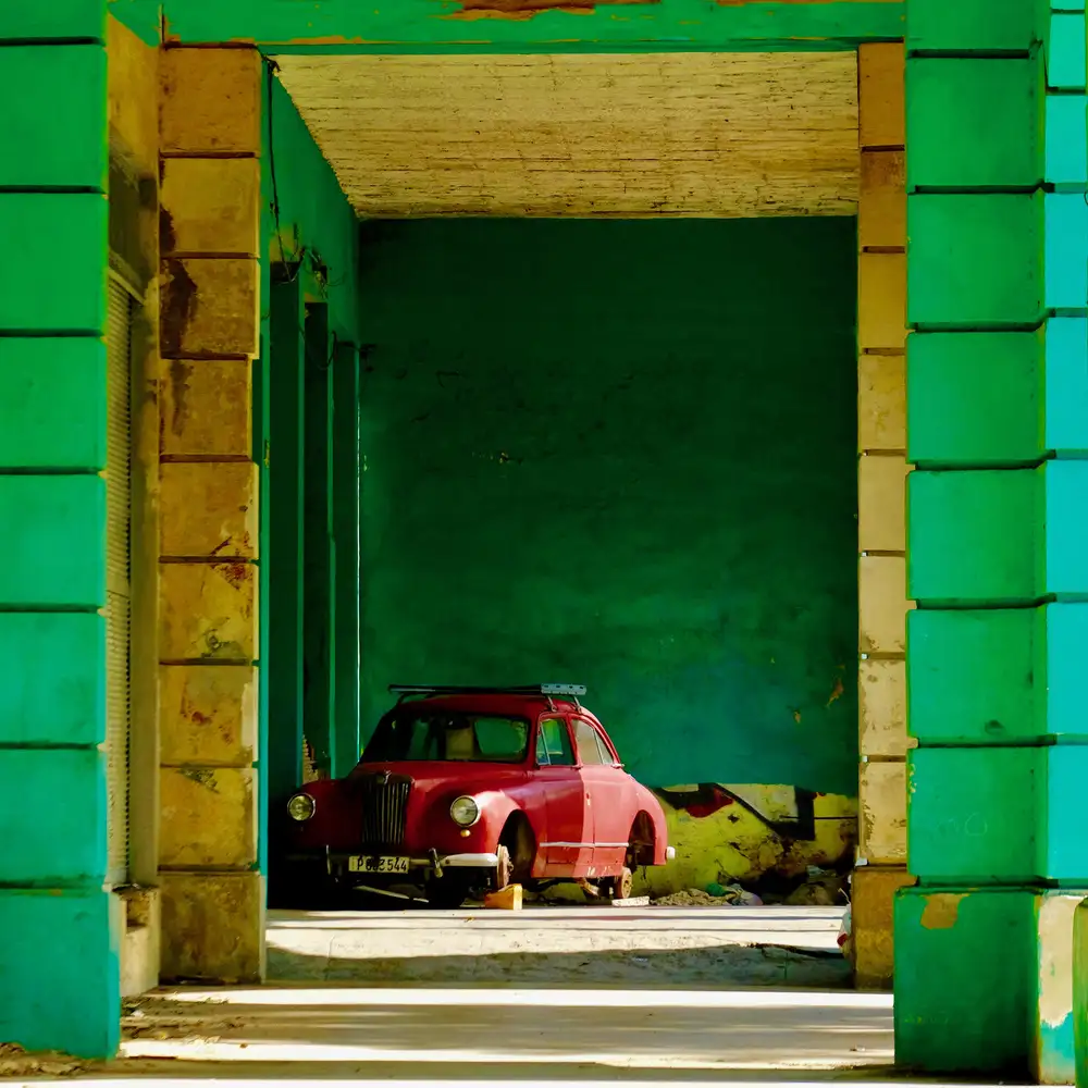 Wu, Yawen: Kuba Impression č. 17 (Havana,25. prosince 2017)
