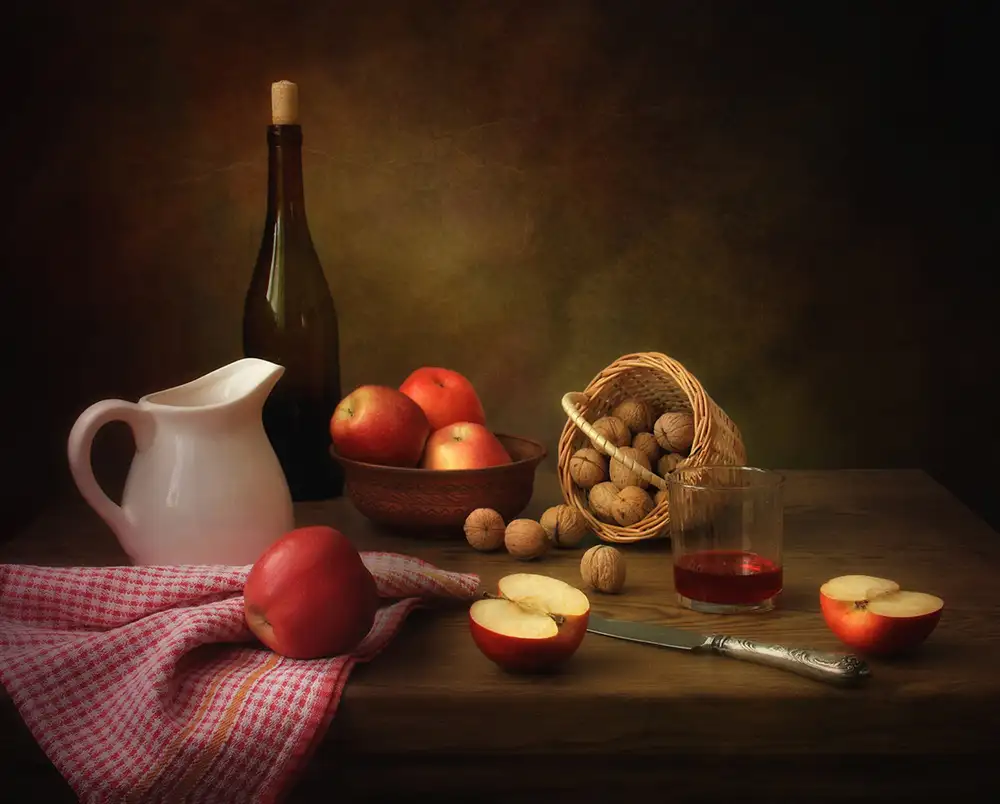 Skorokhod, Tatyana: Still life with winter apples