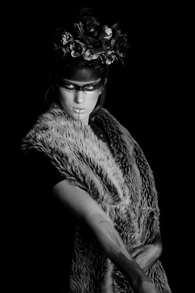 KHRBAWE, AYMAN: Portrait in black and white