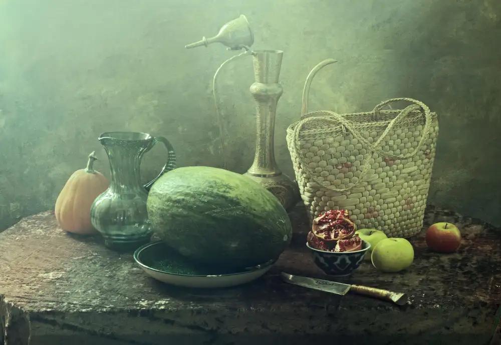 UstinaGreen: Naturaleza muerta oriental-3
