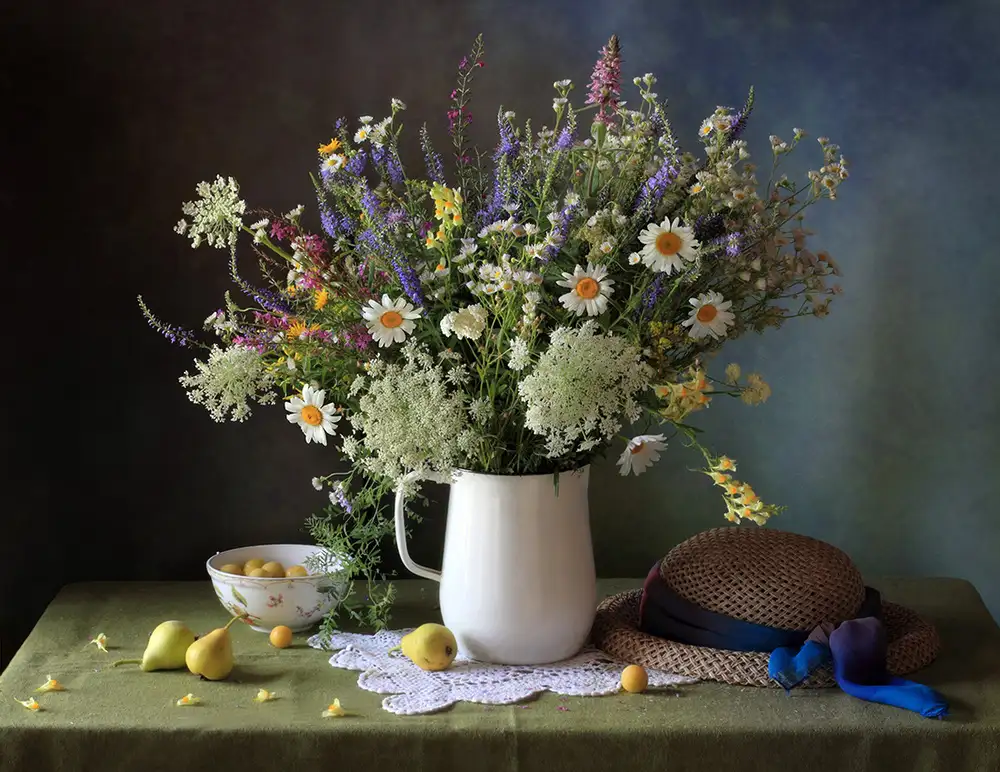 Skorokhod, Tatyana: Stillleben mit Wiesenblumen