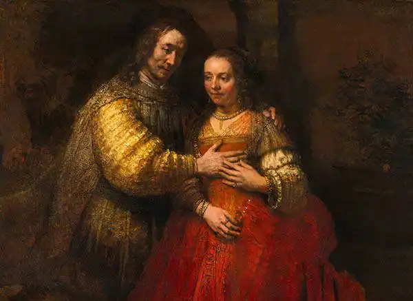 Rembrandt, van Rijn: Židovská nevěsta