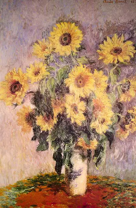 Monet, Claude: Slunečnice