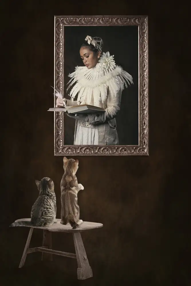 Kayen-Mouthaan, Carola: mirando mi pintura