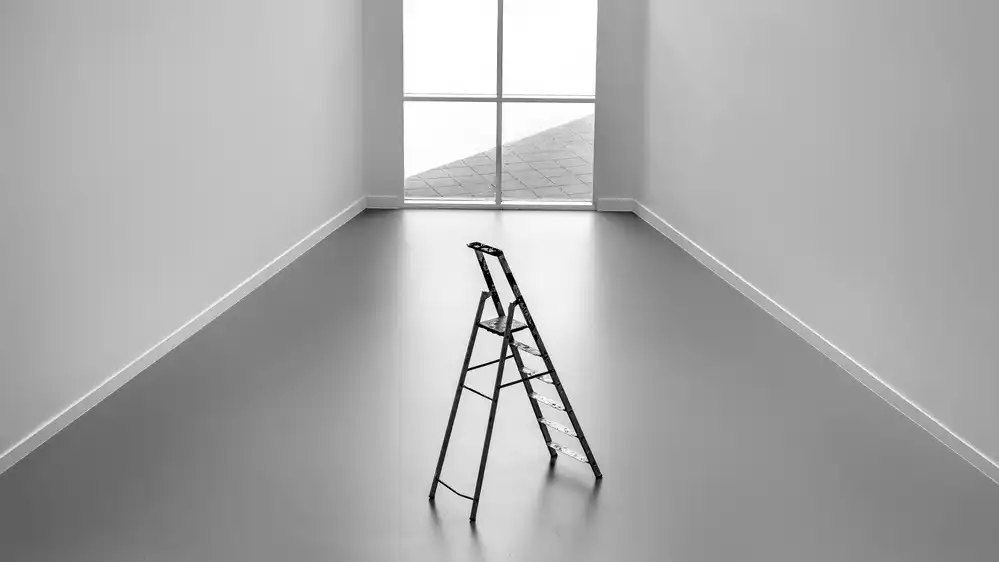 Joosten, Lus: escabeau à la lumière du jour