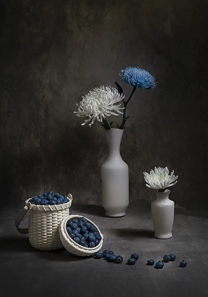 Jacobs, Lydia: Nature morte aux myrtilles