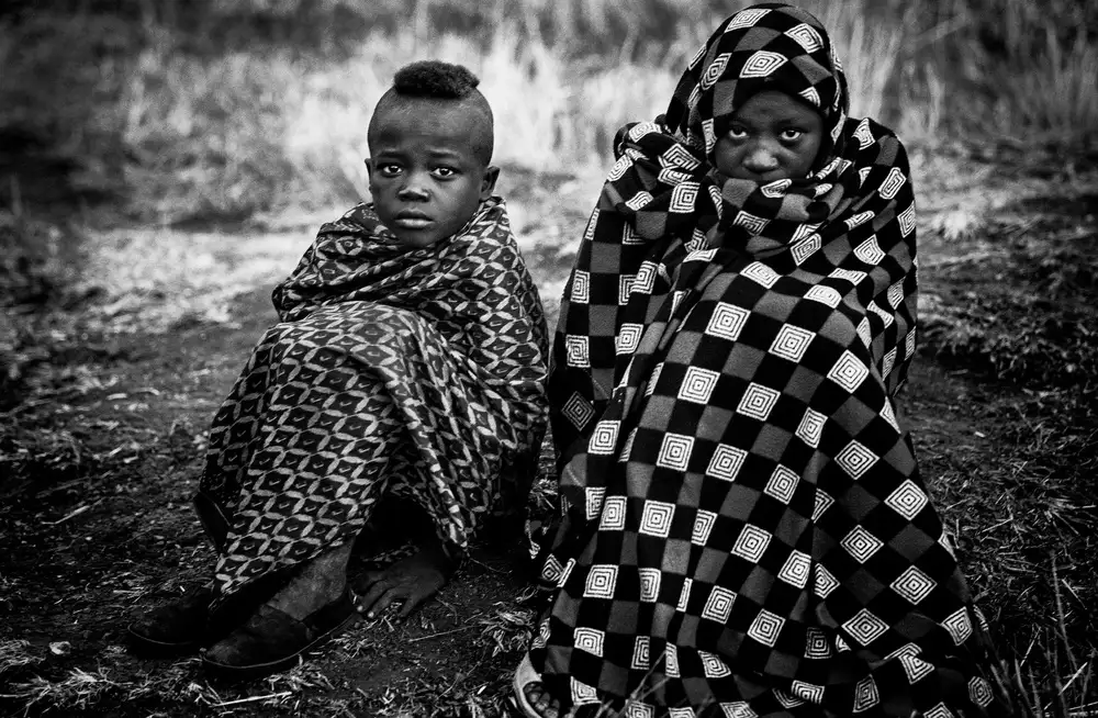 Garmendia, Inazio Joxe: Due ragazzi della tribù surma - Etiopia
