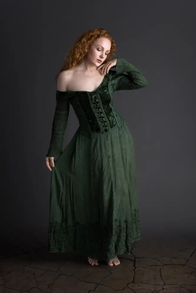 Slotboom, Jan: grünes Kleid