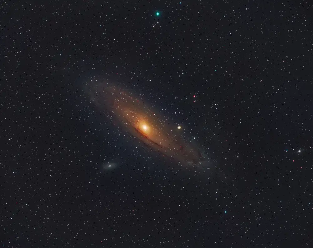 dem, Auf Andrea: Andromeda Galaxy