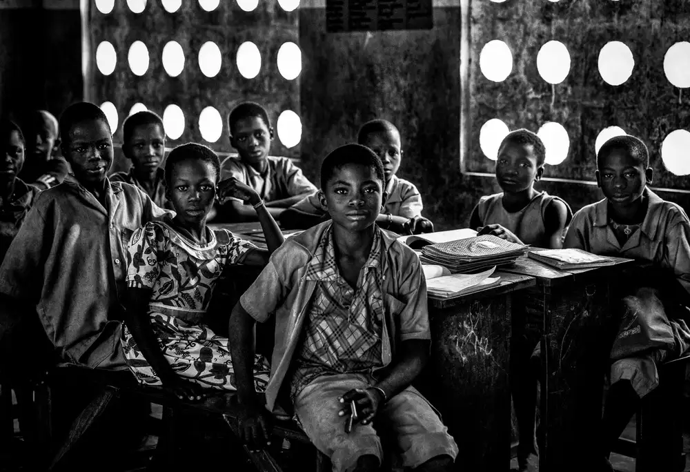 Garmendia, Inazio Joxe: A scuola in Benin.