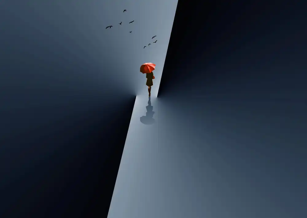 Huang, Ivan: Parapluie rouge