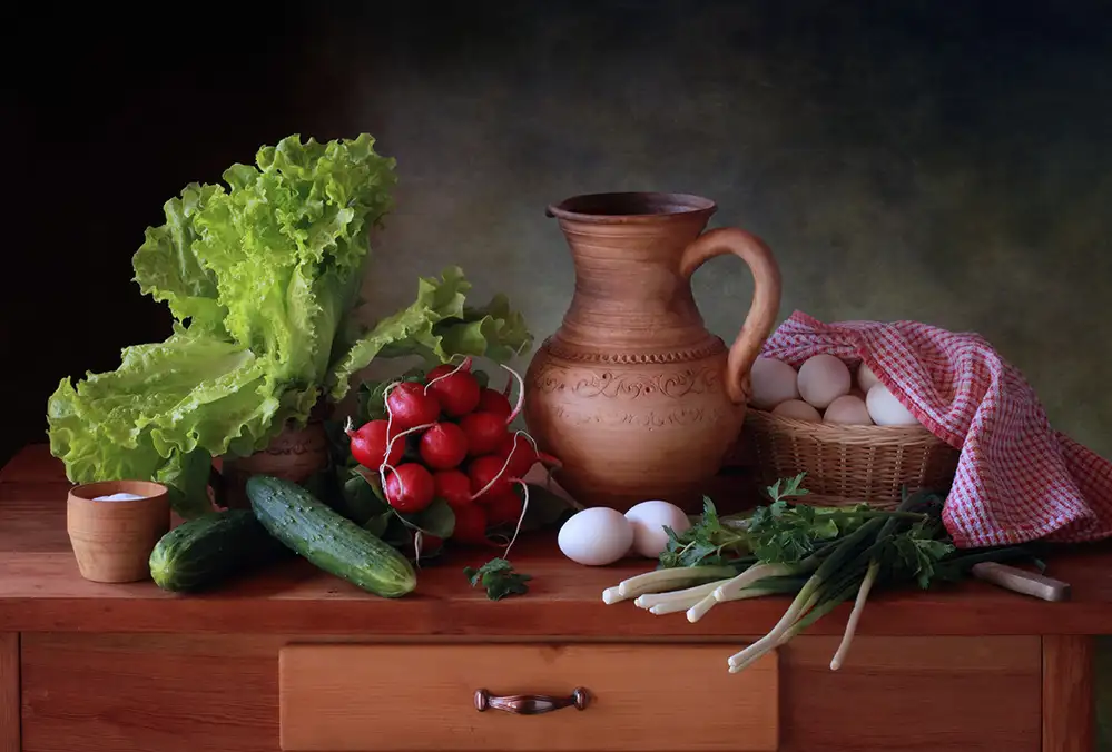 Skorokhod, Tatyana: Still life with vegetables
