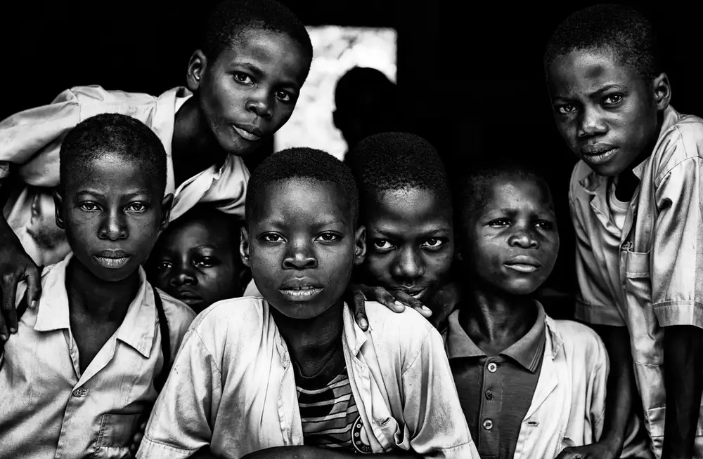 Garmendia, Inazio Joxe: A scuola in Benin.