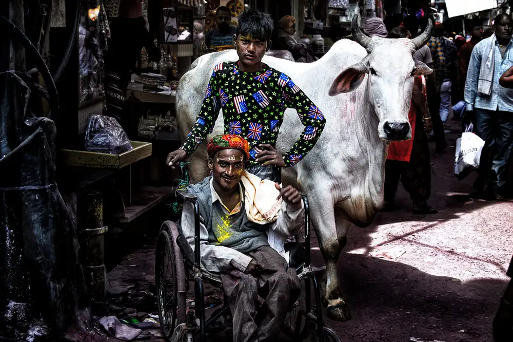 Garmendia, Inazio Joxe: Festival Holi a Vrindavan - India