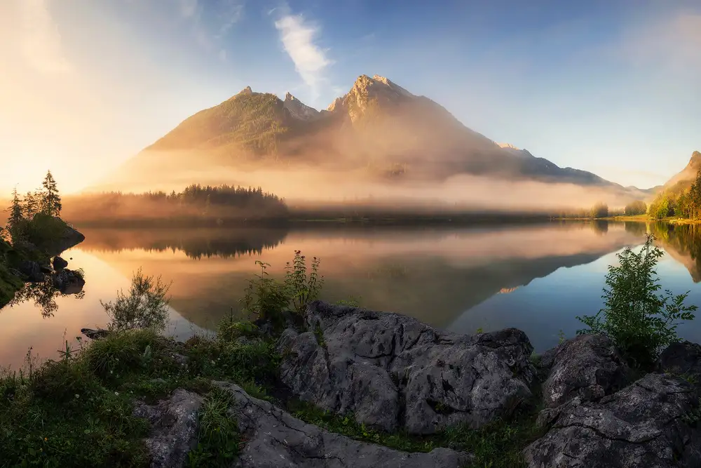 Gastager, Daniel: Goldener Sommermorgen in den Alpen
