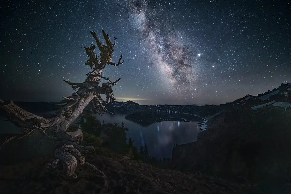 Jacobs, Lydia: Voie lactée sur le lac Crater