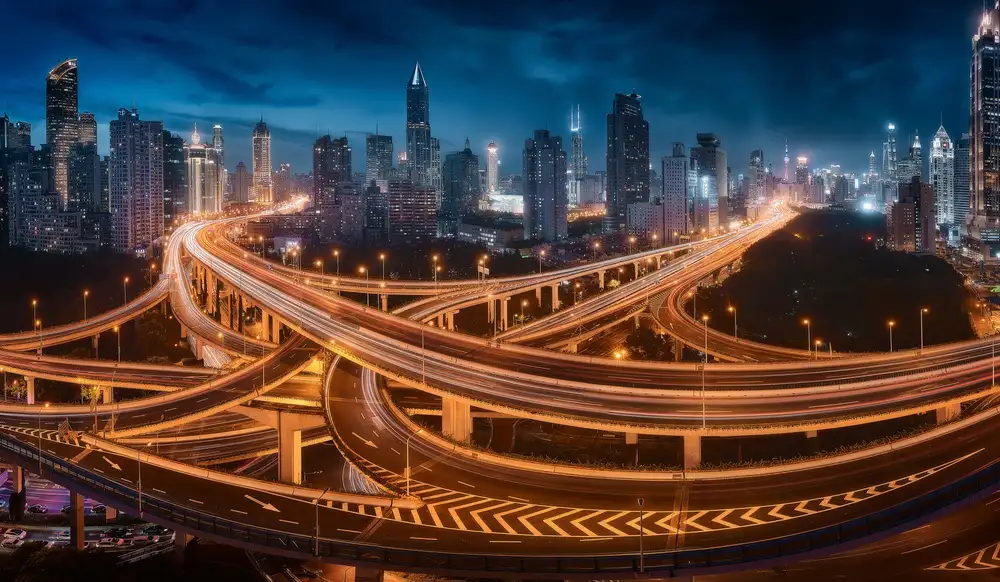 la, De Javier: Xing Shanghai bei Nacht