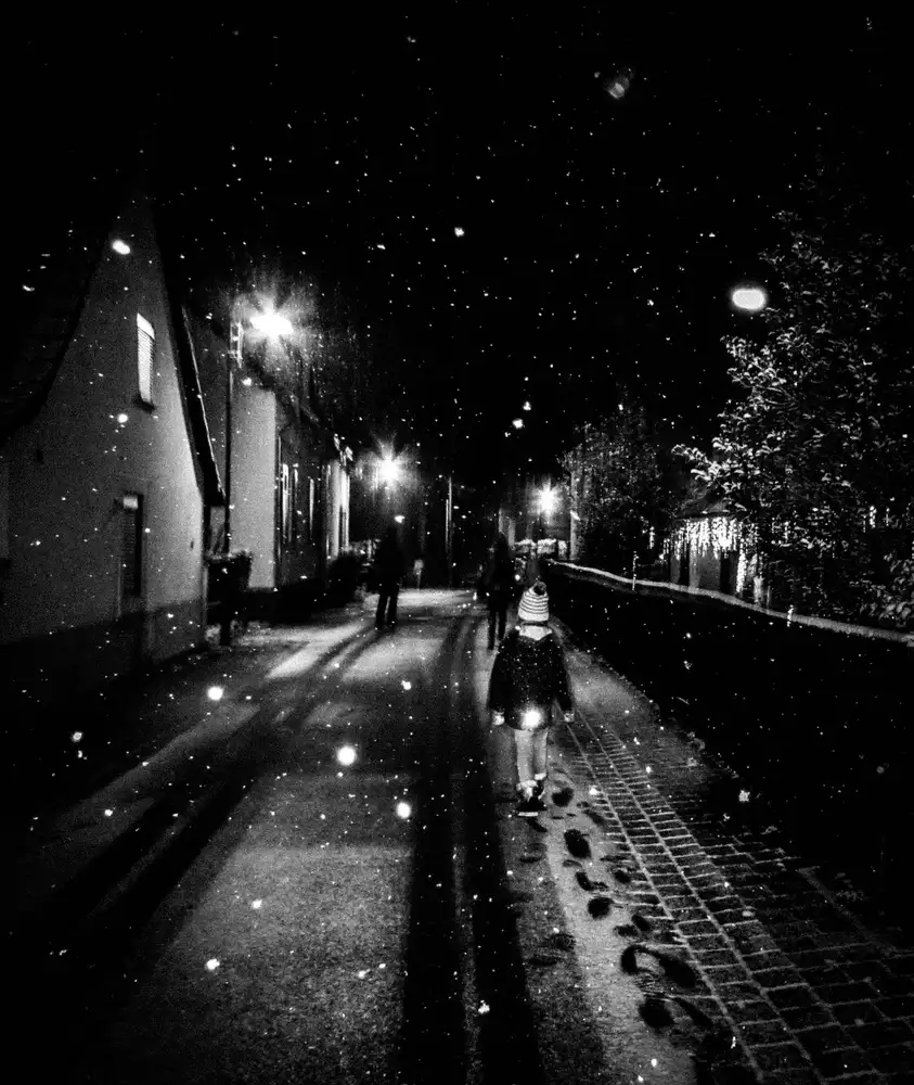 Kleimann, Stephanie: Schnee bei Nacht